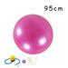 Unbranded 95CM Exercise Ball for Fitness Pilates Stability Balance Yoga Ball Workout Anti Burst Exercise Ball (Pink)