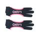 50Pcs Archery Finger Guard Portable Three-finger Glove Convenient Archery Feild Light Weight Shooting Gloves for Youth Adult Beginner Pink S