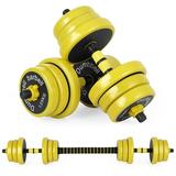 Adjustable Dumbbell Set Men s And Women s Fitness Free Weight Dumbbell Set 44 Pounds Of Non-Slip Neoprene Hand