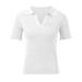 Womens Short Sleeve Collared Shirts Summer Tunic Tops For Casual Sport Top Women Women Casual Shirts Summer Compression Shirts Women Long Sleeve Womens T Shirt Loose Fit Womens Compression Shirts