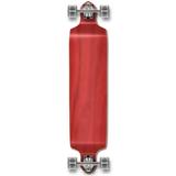 Yocaher Drop Down Blank Longboard Complete - Stained Red