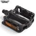BW USA Universal Bike Pedals for Mountain Commuter Road Fixie Bikes 9/16 Platform Bicycle Pedals