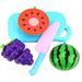 Kitchen Toys Fun Cutting Fruit and Vegetables Pretend Food Playset for Kids Educational Play Food Set for Children Pretend Food Toys For Toddlers Kids Boys Girls