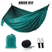 XGEEK Hammock Single Double Camping Lightweight Portable Hammock for Outdoor Hiking Travel Backpacking - Nylon Hammock Swing - Support 400lbs Suitable for Traveling Beach Backyard Courtyard Hiking