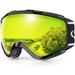 Findway Ski Goggles Over Glass 100% UV Protection OTG Snow/Snowboard Goggles for Women Men & Youth Adult