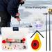 Yasu Ice Fishing Rod 1 Set Fishing Strong Helpful Ice Fishing Jig Hook Combination