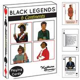 Kulture Games Playing Cards: Black Legends - Black History Playing Cards - Trivia Card Game for Family & Adult Game Night â€“ Inspirational Black Legends