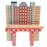 Wooden Railway Train Set Accessories for Kids Gift