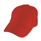 BASEBALL CAP-ADULT-WOOL-RED