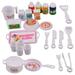 BuleStore Kitchen Cooking Set Girls BoysTea Playset Toy for Kids Early Age Development