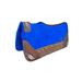 Horse 32 x 30 Western Contoured Wool Felt Therapeutic Saddle Pad Blue 39216RB