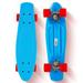 LIEAGLE 22 *6 Skateboard Mini Complete Skateboard Star Cruiser Skateboard Outdoor Street Kids Skateboard Cruiser for Boys and Girls Gift with High Rebound PU Wheels + Skate Tool Blue