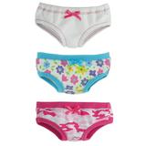 Sophia s - 18 Doll - Set of 3 Underwear - Hot Pink/White/Blue
