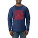 Straight Outta Minnesota MIN Fan | Fantasy Baseball Fans | Mens Sports Long Sleeve T-Shirt Navy X-Large