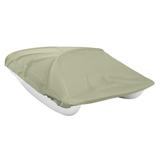 Beige 112.6 x48 210D Pedal Boat Cover Waterproof for 3 or 5 Person Pedal Boat Mooring Cover