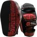 Spall Pro US Curved Boxing Pads - Boxing Mitts and Pads Muay Thai MMA Focus Boxing Mitts Suitable for Boxing Kickboxing Karate and Martial Arts (Red)