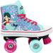 Lenexa Roller Skates for Girls - Pixie Mermaid Kids Quad Roller Skate - Indoor Outdoor Children s Skate - Rollerskates Made for Kids - High Top Sneaker Style - for Beginners (Size Junior 11)