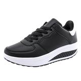 gvdentm White Platform Sneakers Women Air Running Shoes Fashion Tennis Breathable Lightweight Walking Sneakers