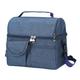 OWSOO Portable Double Layer Insulated Cooler Bag Lunch Bag Tote for Camping BBQ Picnic Outdoor Activities