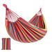 Best Choice Products 2-Person Brazilian-Style Cotton Double Hammock Bed w/ Portable Carrying Bag Rainbow