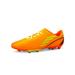 Gomelly Mens Soccer Cleats Wide Width Firm Ground Soccer Shoes Football Cleats Sneakers for Women Youth Boys Girls Orange Long Cleats 8