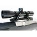 TRINITY 4X32 HUNTING SCOPE KIT SET FOR RUGER MINI 14 RANCH RIFLE WITH SINGLE RAIL MOUNT BLACK.