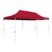 GIGATENT POP UP CANOPY 20 X 10 Powder Coated Steel Frame HEIGHT UP TO 130â€³ HEAVY DUTY & WEATHERPROOF EASY SET UP Red