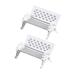 COOLL 2Pcs Mini Park Seat Bench Garden Ornament Miniature Craft Fairy Dollhouse Decor