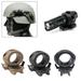 MyBeauty Outdoor Tactical Quick Release Flashlight Clamp Holder Mount for Fast Helmet Army Green