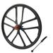 Solid 20 Folding Bike Wheelset 1.5~2.125 Disc Brake Wheel 6 Hole