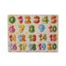 Kayannuo Toys Details Number Wooden Lette Puzzle Jigsaw Early Learning Baby Kids Educational Toys