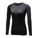 Gymnastic Yoga Cycling Top Fast Dry Women Compression Base Layer Tight Tee Shirt