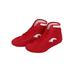 Lacyhop Unisex-child Sports Lightweight Round Toe Fighting Sneakers Kids Training Breathable Rubber Sole Combat Sneaker Comfort Ankle Strap Boxing Shoes Red-1 2Y