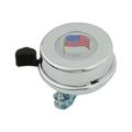 American Flag bicycle Bell Chrome. for bicycle bell bike bell lowrider bikes beach cruiser limos stretch bicycles