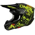 Oneal 2023 5 Series Attack V.23 Offroad Helmet - Black/Neon - Large