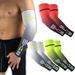 Walbest 1 Pair Unisex Outdoor Sports Cooling Arm Sleeves Cover Summer Thin Breathable Sun UV Protection Ice Silk Sleeves for Cycling Mountaineering