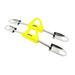 Scuba Choice Diving Spring Yellow Fin Strap with Stainless Steel Integrated Buckle Large
