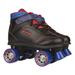 Chicago Boys Quad Roller Skates Black/Red/Blue Sidewalk Skates Sizes J12-5