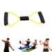 8 Resistance Band Primary Fitness Exercise Working Out Cord for Women and Men Natural Latex Workout Training for Arms Chest Expander Yoga Gym Stretch Tubing to Keep Figure