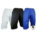 NEW Karate Taekwondo SHORTS SHORTCUT PANTS Martial Arts Uniform Bottom White/Black/Blue (Blue 1)