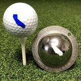 Tin Cup Golf Ball Custom Marker Alignment Tool (California)