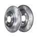 Rear Brake Rotor Set - Compatible with 1990 - 1999 Subaru Legacy Naturally Aspirated 1991 1992 1993 1994 1995 1996 1997 1998