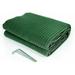 Camco 42880 Reversible Design 6 by 9 Foot Outdoor Camping Breathable Portable RV Awning Leisure Mat Pad Woven Green