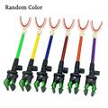 Fishing Tackle Portable Adjustable Extend Stretched Brackets Fishing Pole Stand Fishing Rod Holder Telescopic RANDOM COLOR