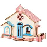 Maydear 3D Wooden Puzzles for Kids Teens and Adults-DIY Model Craft Kit - Chocolate Cabin