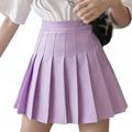 Girls Womens High Waisted Pleated Skirts Tennis Skirt School A-Line Skater Skirts
