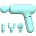 Mofitec Massage Gun Portable Body Muscle Massager Deep Tissue Percussion Massage Gun for Pain Relief (Aqua)