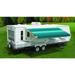 Carefree RV EA198E00 RV Patio Spring Assisted Awning Ocean Blue Dune Stripes