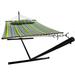 Sorbus 2 Person Heavy Duty Hammock with Steel Stand for Camping: Comfortable Cotton 450lbs Capacity