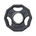 Bolt Fitness Supply Decagon Shaped Weightlifting Plates Steel Rubber Coated 2.5 Lb in pairs with Three-Holes Grip for Home Workout/Gym/Exercise.